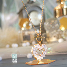 Load image into Gallery viewer, Sakura Heart Necklace

