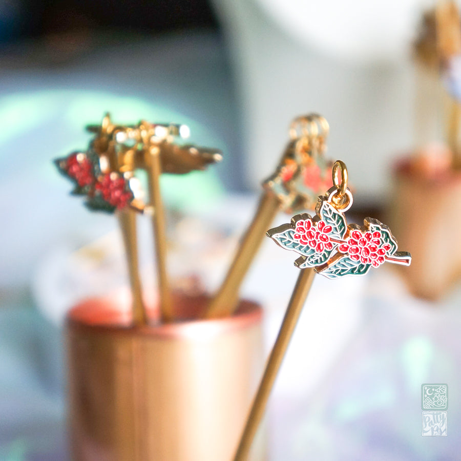 Coffee Beans Hair Ornament