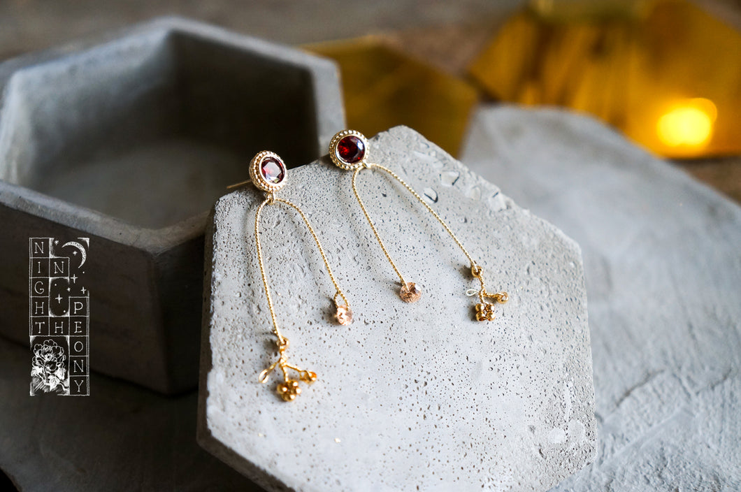 Cherry Wine Earrings