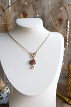 Load image into Gallery viewer, Peony &amp; Lily of the Valley Necklace
