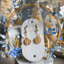 Load image into Gallery viewer, Golden Orange Earrings
